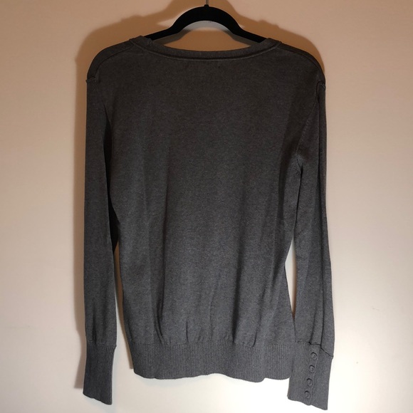 NWT Cutter & Buck Charcoal Scoop Neck Sweater - Picture 5 of 7